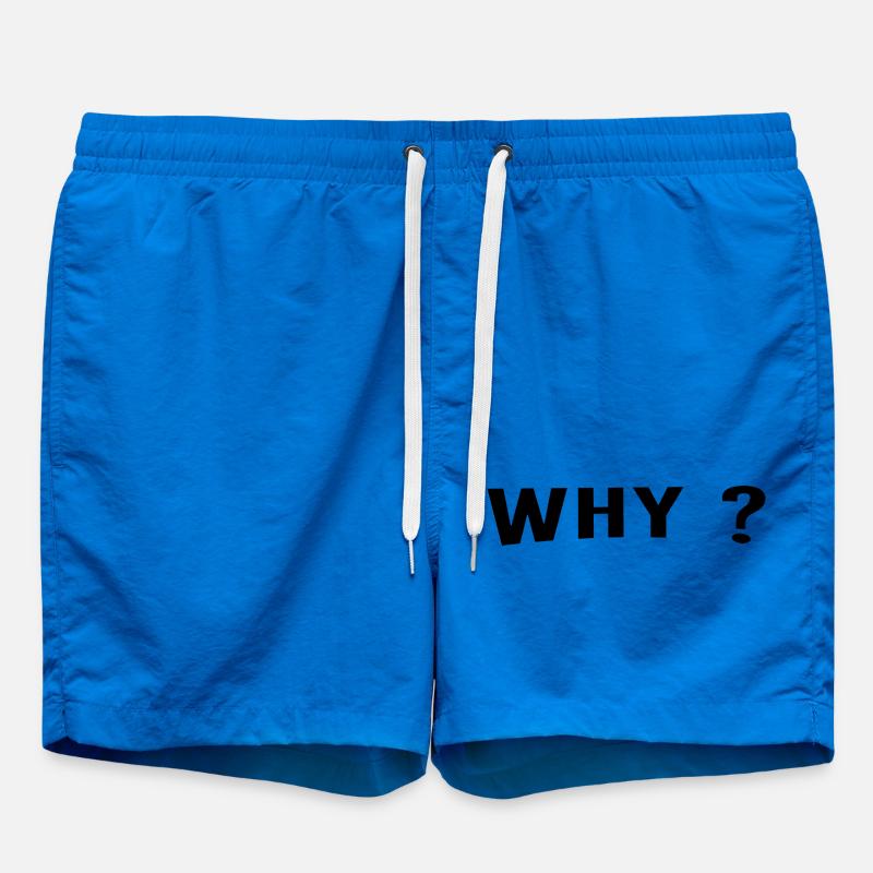 Why is always a great question. - Swim Trunks - cobalt blue