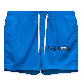 Football du Pays de Galles Heartbeat - Short de bain - cobalt blue - Devant - AI Model Male 185 light (185cm)