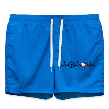 Philippines Football Heartbeat Philippines - Swim Trunks - cobalt blue - Front - AI Model Male 185 light (185cm)