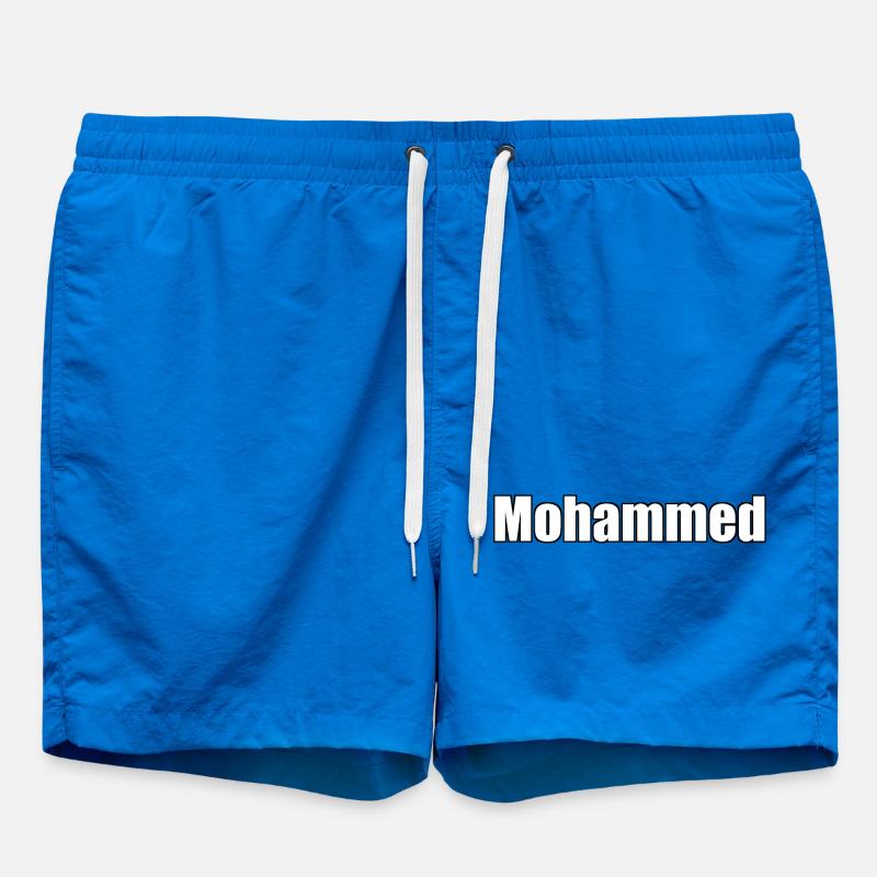 Muhammad - (Nom humain) - Short de bain - cobalt blue