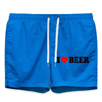 I love beer - Badeshorts - Cobalt blue - Vorne