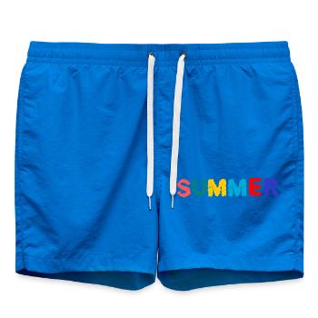 MISTRESS. MASTER. TEACHER. SCHOOL - Swim Trunks - cobalt blue - Front