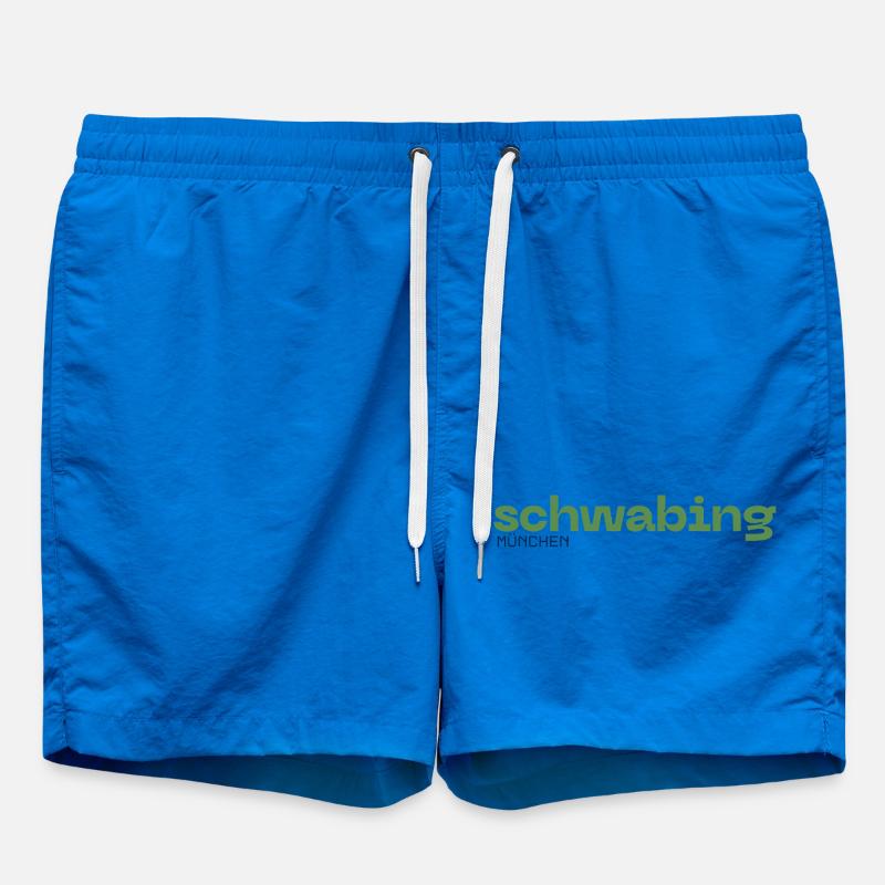 Schwabing Munich district - Swim Trunks - cobalt blue