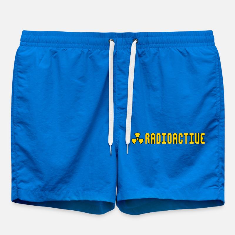radioactive - Swim Trunks - cobalt blue