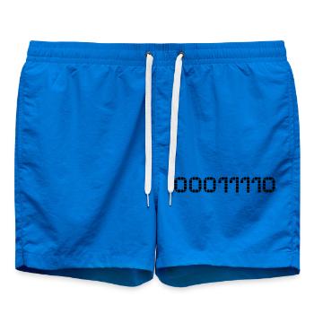 Binary notation - 30 - Swim Trunks - cobalt blue - Front
