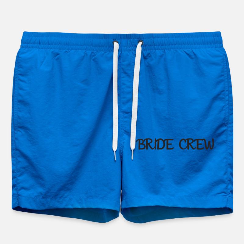 Bride Crew - Swim Trunks - cobalt blue