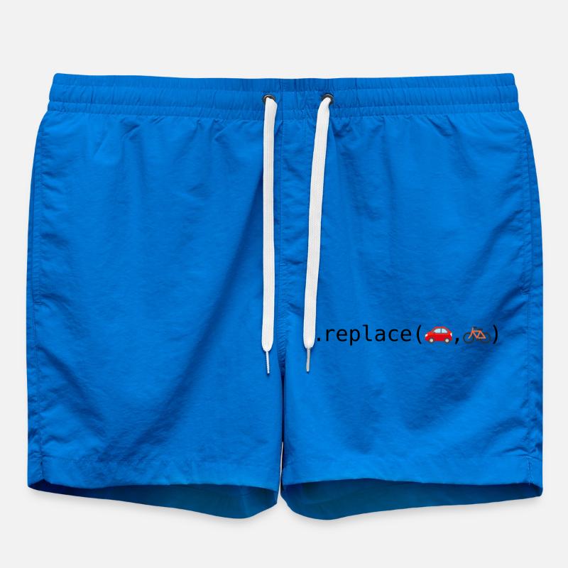 Autos durch Fahrräder ersetzen; Python-Edition - Badeshorts - Cobalt blue