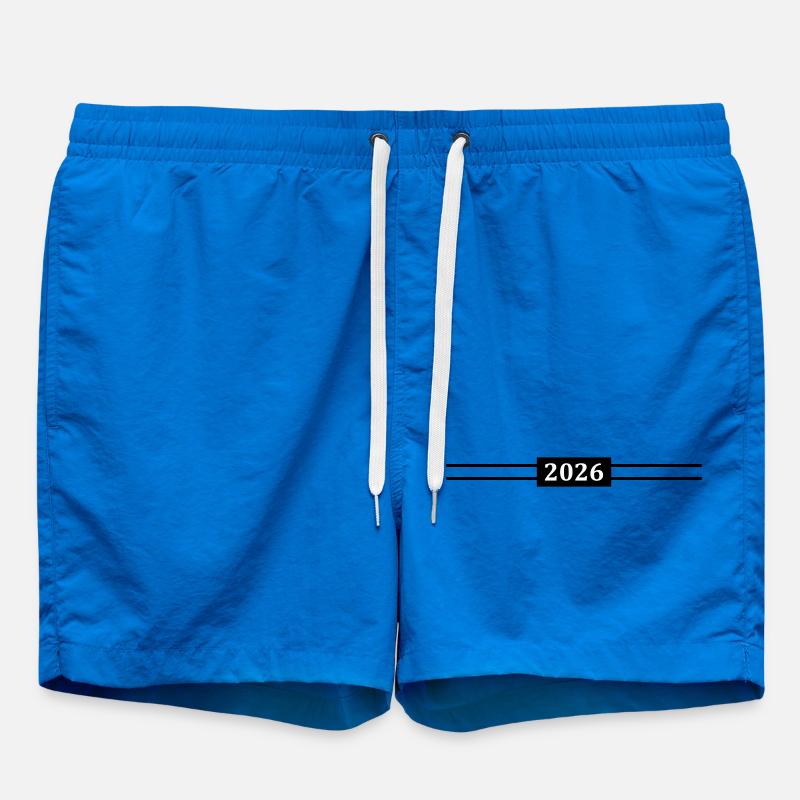 Année 2026 - Short de bain - cobalt blue