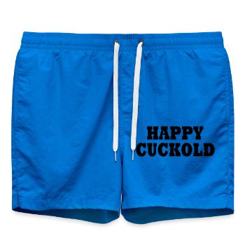 Happy cuckold - Badeshorts - Cobalt blue - Vorne