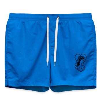 Die Braut - Badeshorts - Cobalt blue - Vorne - AI Model Male 185 light (185cm)
