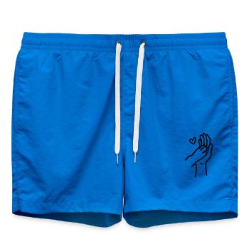 L’amour des chiens - Short de bain - cobalt blue - Devant - AI Model Male 185 light (185cm)