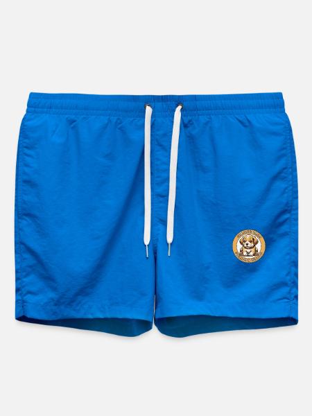 Don't do that! No! Stop it! Ah, you really did it. - Badeshorts - Cobalt blue