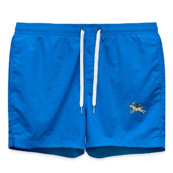 Flügelhase im Sternenflug - Badeshorts - Cobalt blue - Vorne - AI Model Male 185 light (185cm)