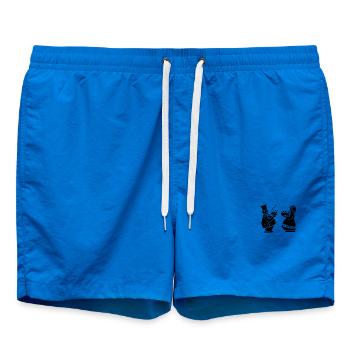 leckerer Braten - Badeshorts - Cobalt blue - Vorne - AI Model Male 185 light (185cm)