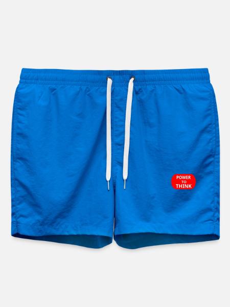 power_to_think - Badeshorts - Cobalt blue