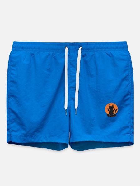 Meditierendes Kätzchen - Badeshorts - Cobalt blue