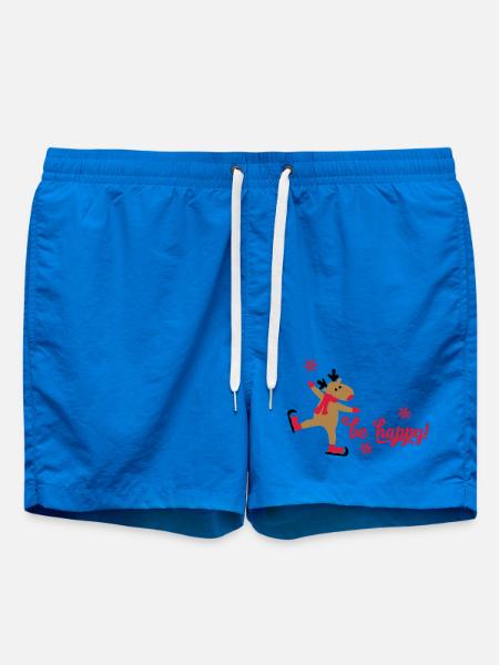 Funny Christmas - Swim Trunks - cobalt blue