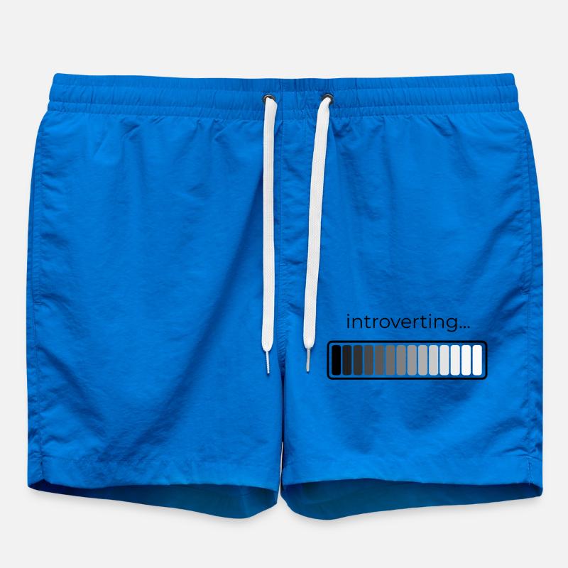 introverting loading - Swim Trunks - cobalt blue