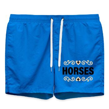 Cavaliers nobles en lettres - Short de bain - cobalt blue - Devant
