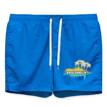 Kralendijk Tropische Palmen Splash - Badeshorts - Cobalt blue - Vorne