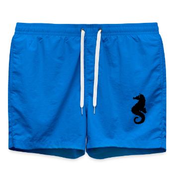 Seepferdchen - Badeshorts - Cobalt blue - Vorne - AI Model Male 185 light (185cm)