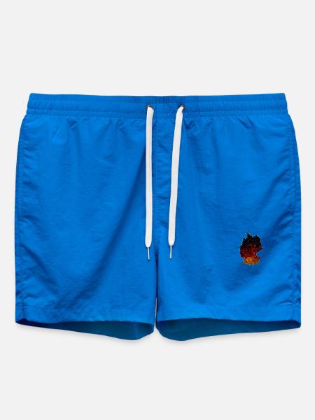 Deutschland Digital | Karte - Badeshorts - Cobalt blue