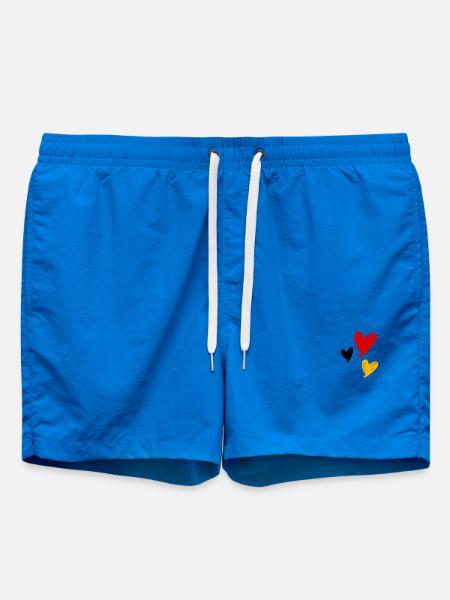 Deutschland Herzen - Badeshorts - Cobalt blue