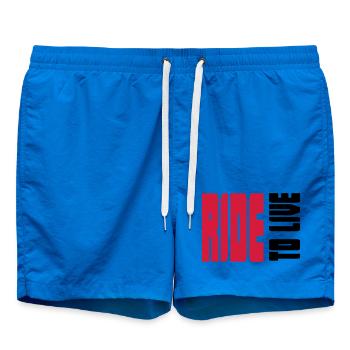 Des paroles sympas pour les vrais motards - Short de bain - cobalt blue - Devant