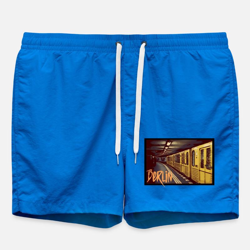 Berlin Underground - Swim Trunks - cobalt blue