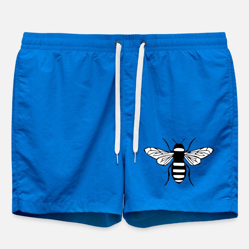 Bee Honey Bee Beekeeper Gift - Swim Trunks - cobalt blue