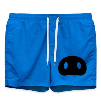 Pig snout - Swim Trunks - cobalt blue - Front