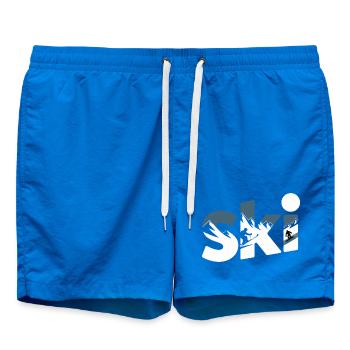 Conception faute de Panorama de la Montagne de Ski - Short de bain - cobalt blue - Devant
