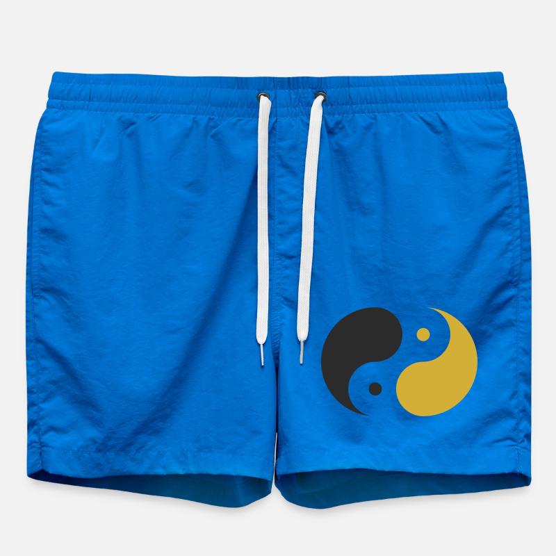 Yin & Yang - Swim Trunks - cobalt blue