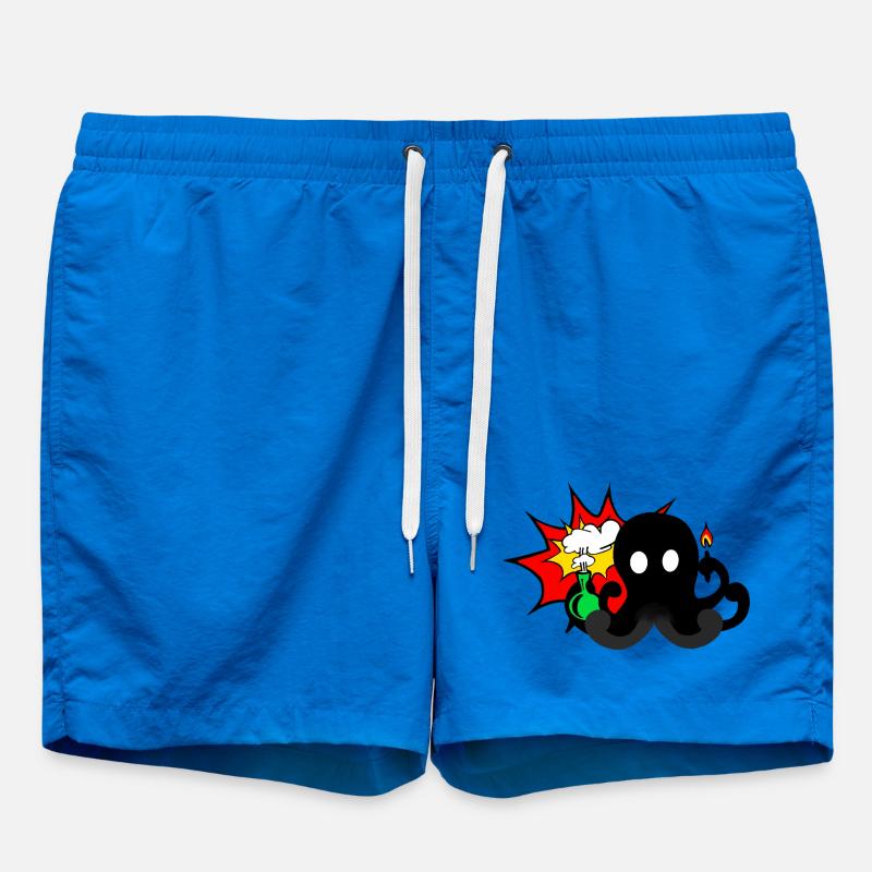 Science Explosion - Swim Trunks - cobalt blue