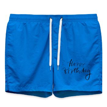 Joyeux anniversaire - Short de bain - cobalt blue - Devant