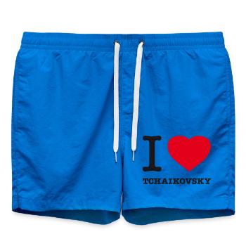 I LOVE TCHAIKOVSKY - Badeshorts - Cobalt blue - Vorne