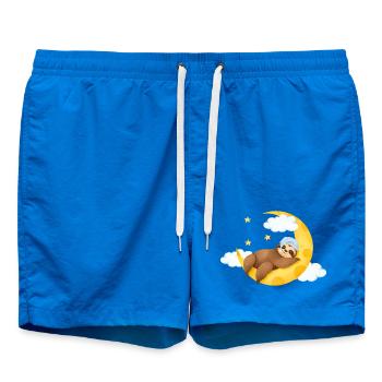 Paresseux sur la lune - Short de bain - cobalt blue - Devant