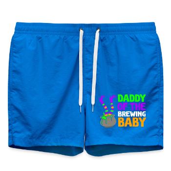 Sexe Révélation Halloween Papa en devenir - Short de bain - cobalt blue - Devant