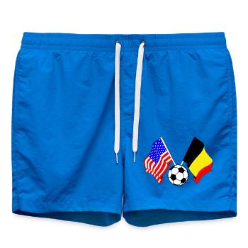 Football Belgique vs États-Unis - Short de bain - cobalt blue - Devant