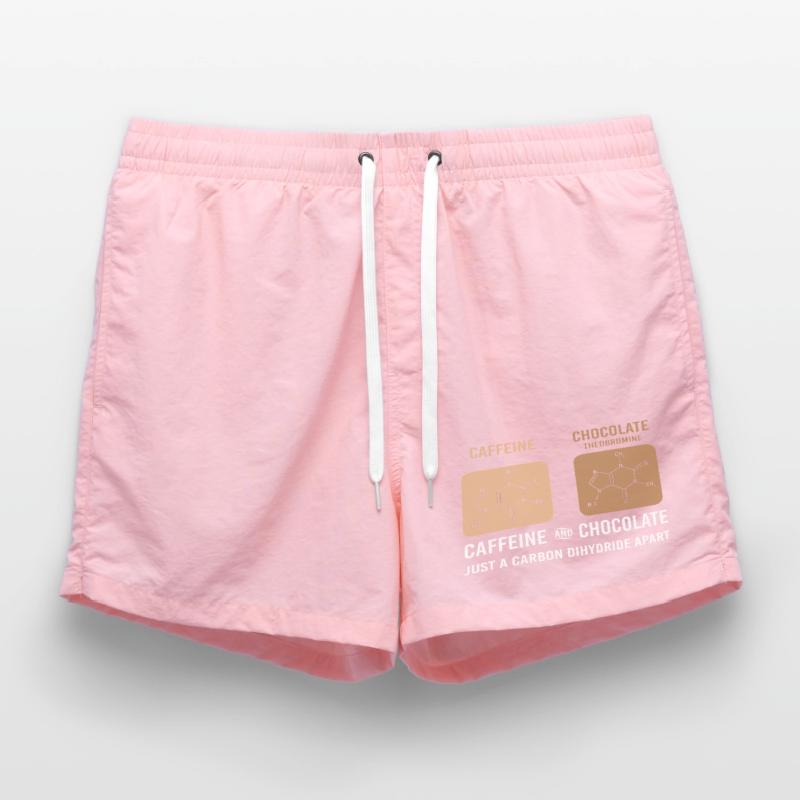 Chemistry Science Physics Laboratory Structural Formula Swim Trunks