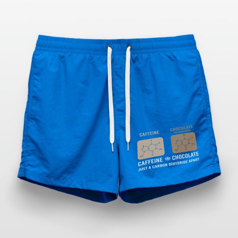 Chemistry Science Physics Laboratory Structural Formula Swim Trunks