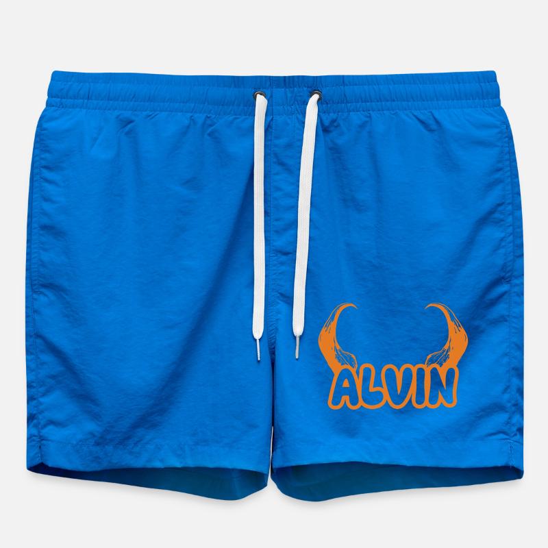 Devil Alvin - Swim Trunks - cobalt blue