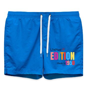 Limited edition Made in 1950 - Swim Trunks - cobalt blue - Front
