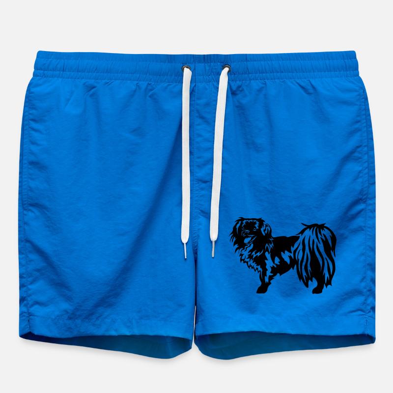Tibet Spaniel - Swim Trunks - cobalt blue