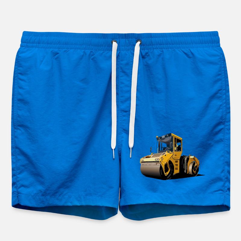 Road roller - Swim Trunks - cobalt blue