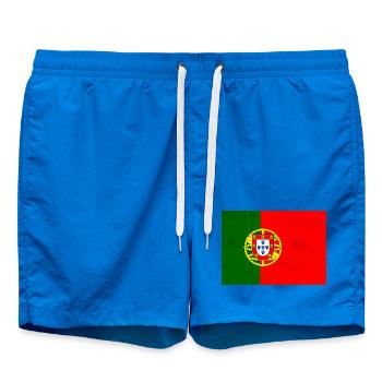 Flag of Portugal - Swim Trunks - cobalt blue - Front