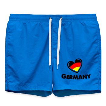 deutschland_herz_germany - Short de bain - cobalt blue - Devant