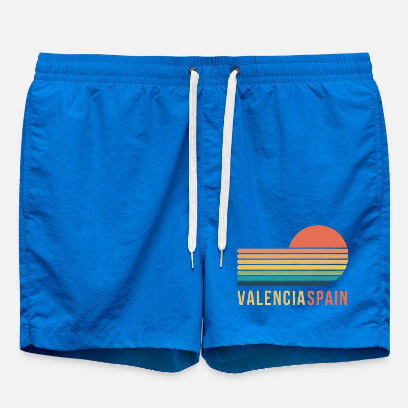 Valence, Espagne - Short de bain - cobalt blue