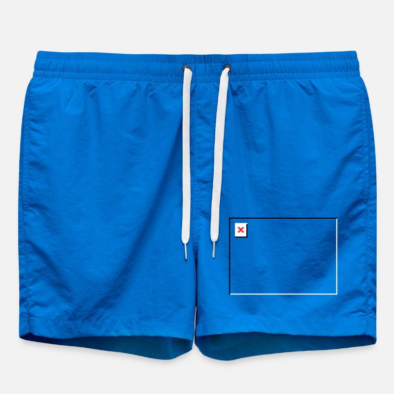 Missing Image – File Not Found Querformat - Badeshorts - Cobalt blue