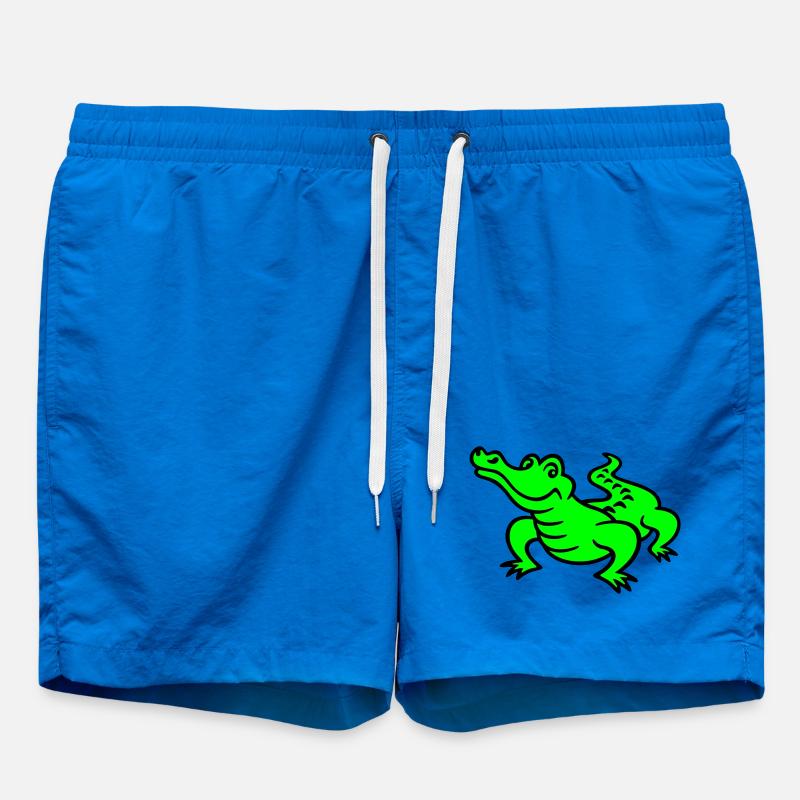 crocodile (a) - Swim Trunks - cobalt blue